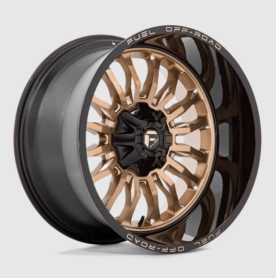 Fuel Arc Platinum Bronze With Black Lip 20" 6x135/139.7
