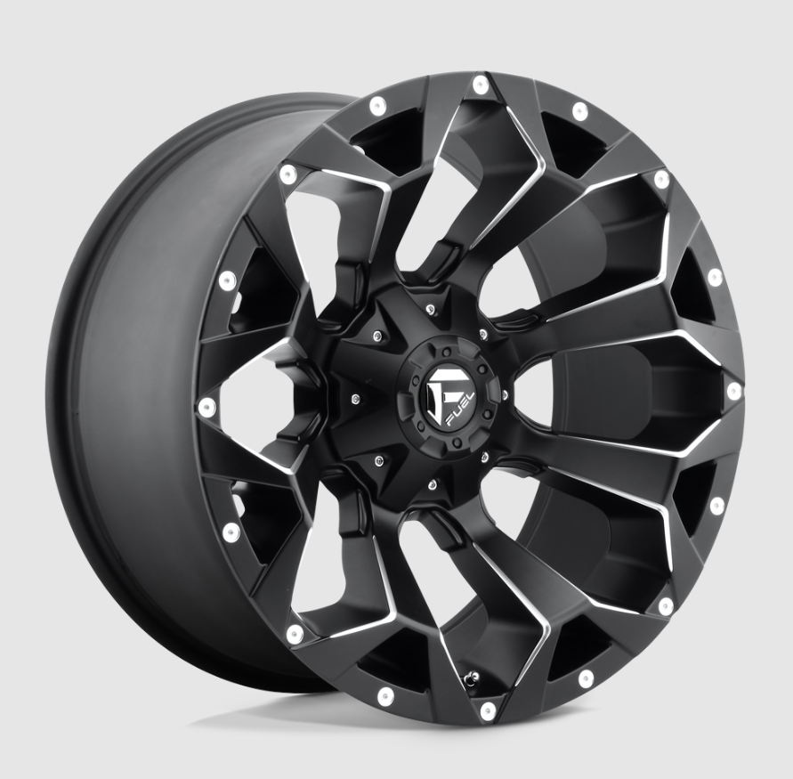 Fuel D546 Assault 20x9 6x135 6x5.5 Matte Black Milled Wheels 20" Dual Drilled