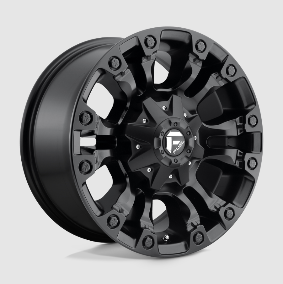 Fuel Vapor Matte Black Wheels Rims 18x9 6x135/5.5