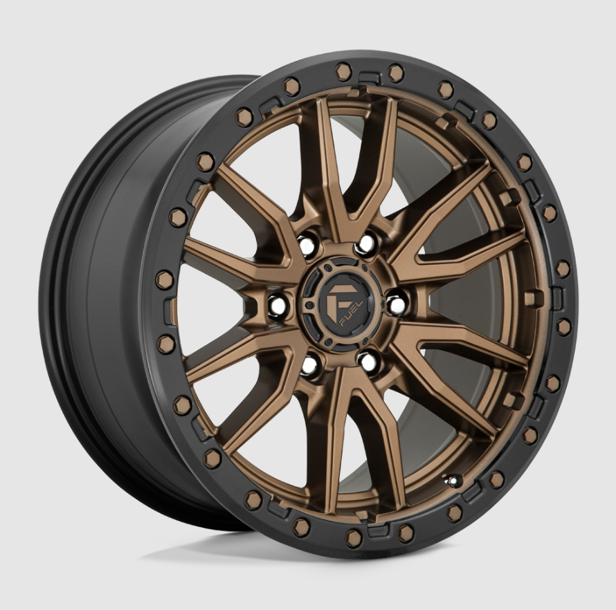 Fuel Rebel 17x9 Matte Bronze Wheels Rim 6x139.7