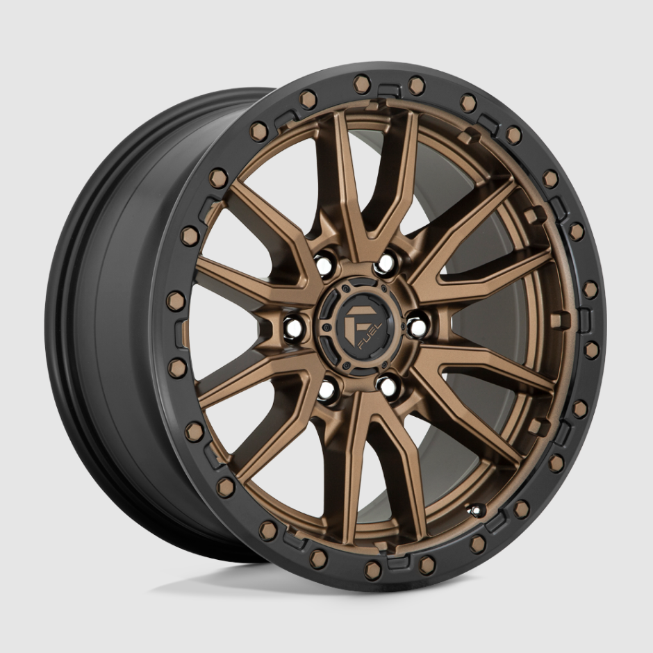 18" Fuel D681 Rebel Matte Bronze 18x9 6x5.5 6x139.7 Wheels Rims