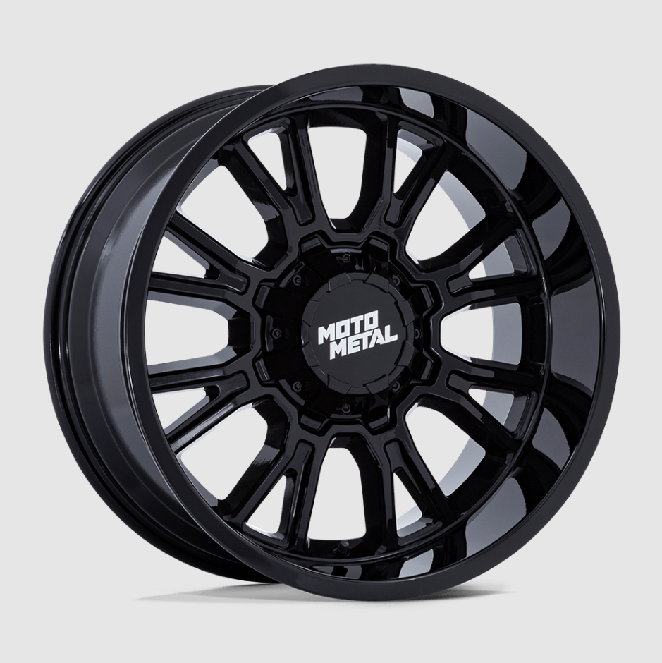 20" Moto Metal MO810 Legacy Gloss Black Wheels 8x180