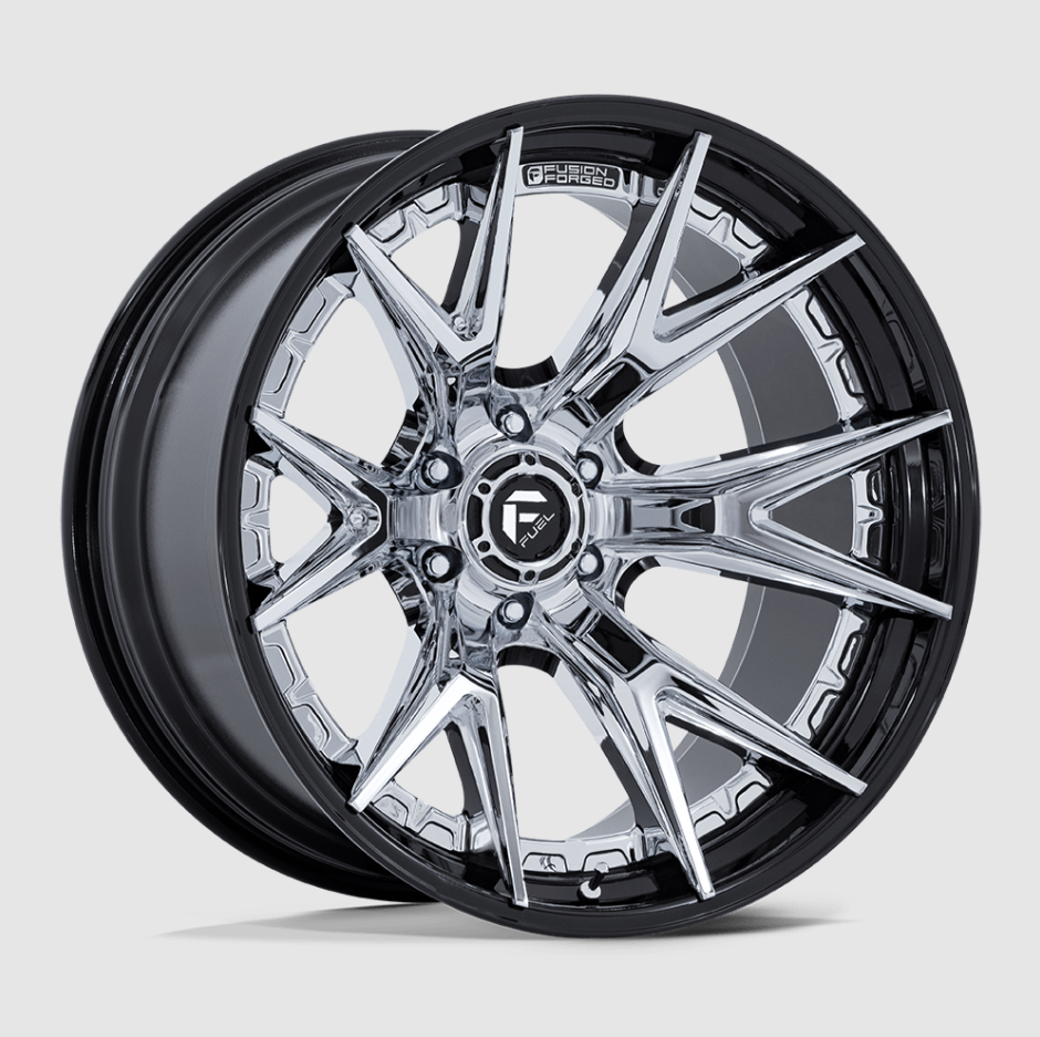 Fuel FC402 Catalyst 22" Chrome Gloss Black 22x10 6x5.5 Wheel Rim
