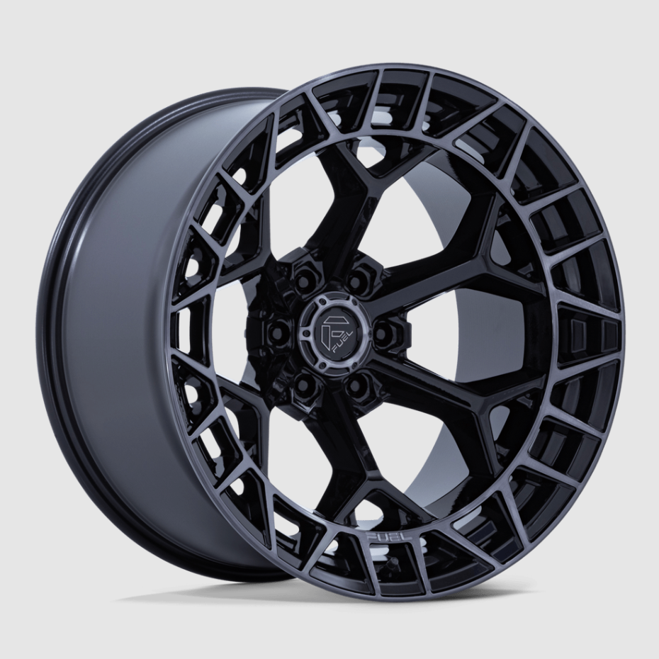 Fuel FC873 Charger 22" Gloss black brushed 22x10 6x5.5 Wheels Rim