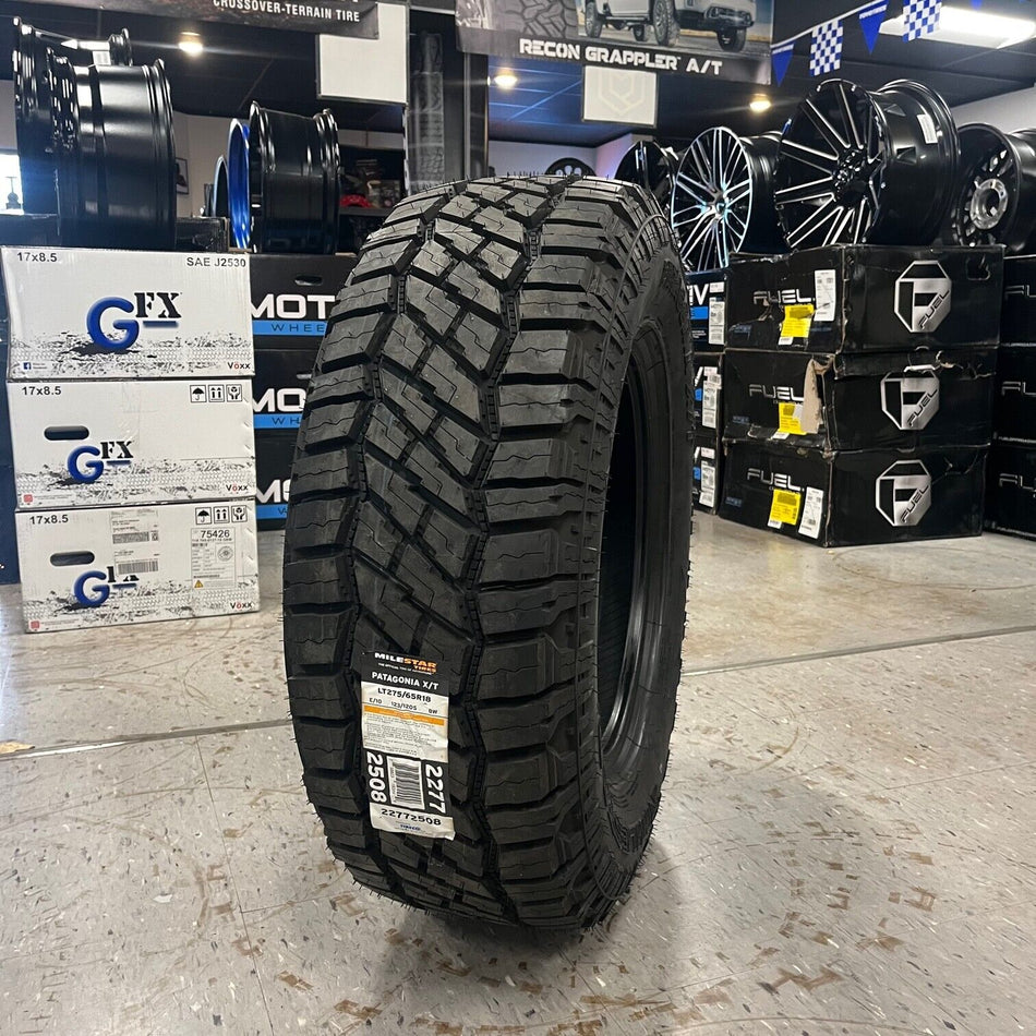 LT 35x12.50r22 Milestar Patagonia X/T All Terrain Tires - 12 Ply F