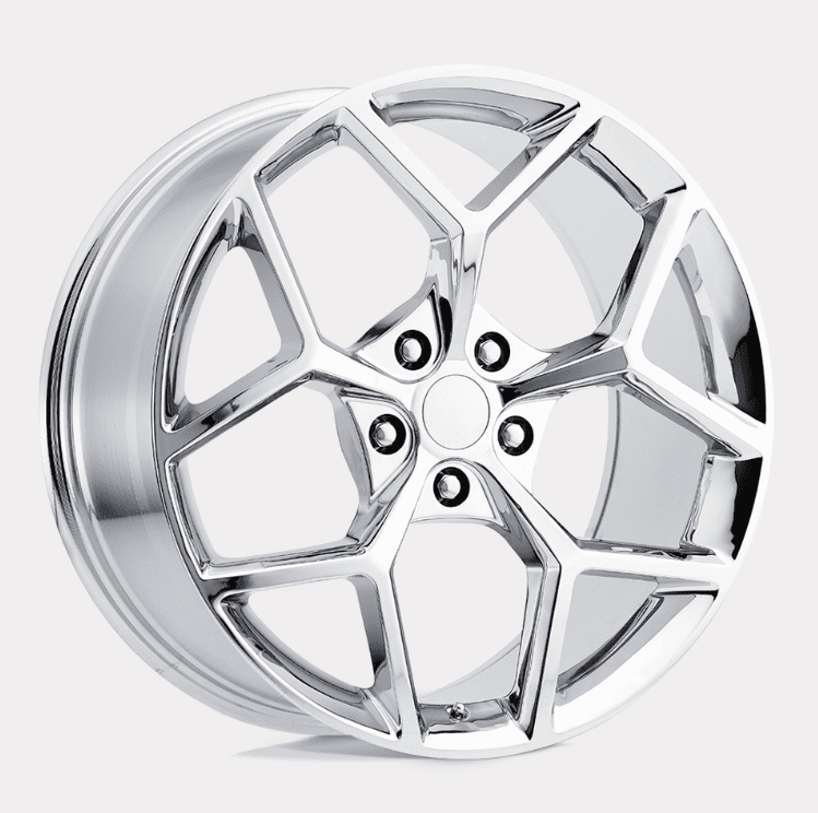 20" Replica 126C Camaro Z28 20x10 5x120 +35mm Chrome Wheel Rim