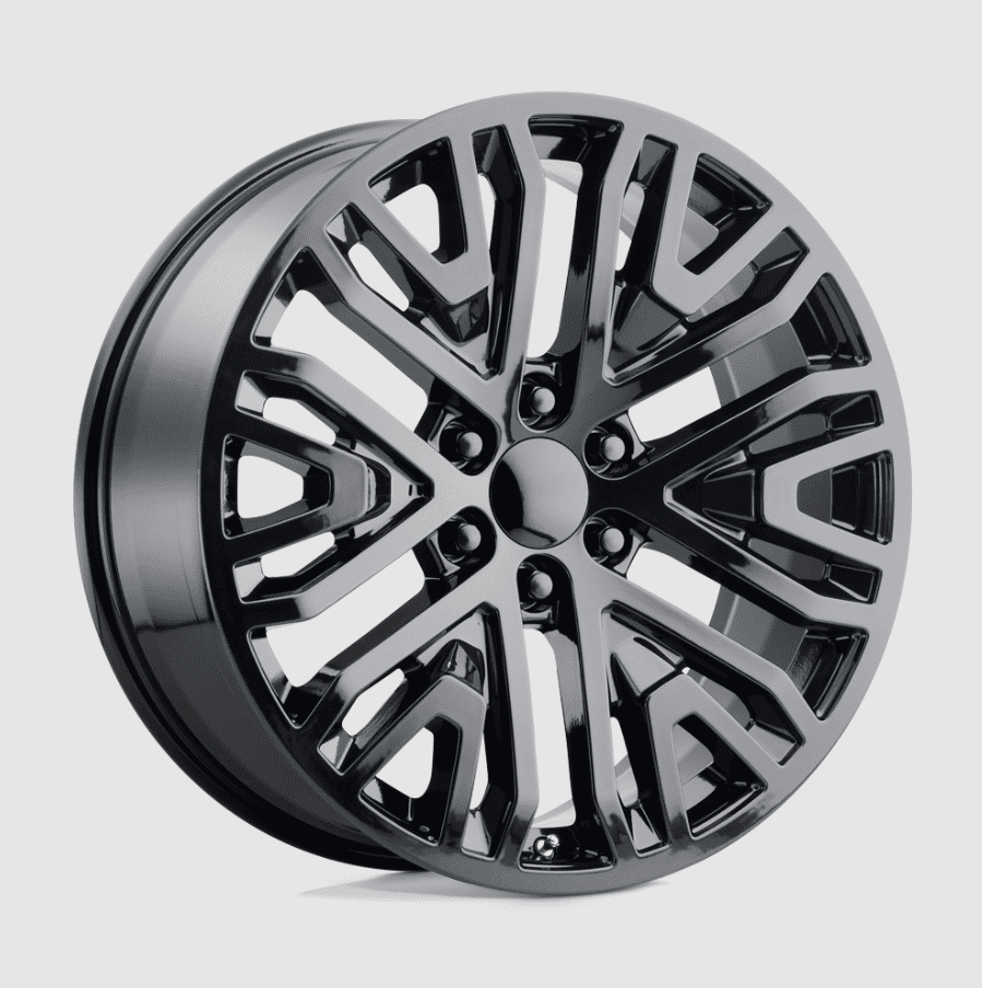 20" Chevy Silverado gloss black OE replica wheels fits Tahoe 6x5.5 +28