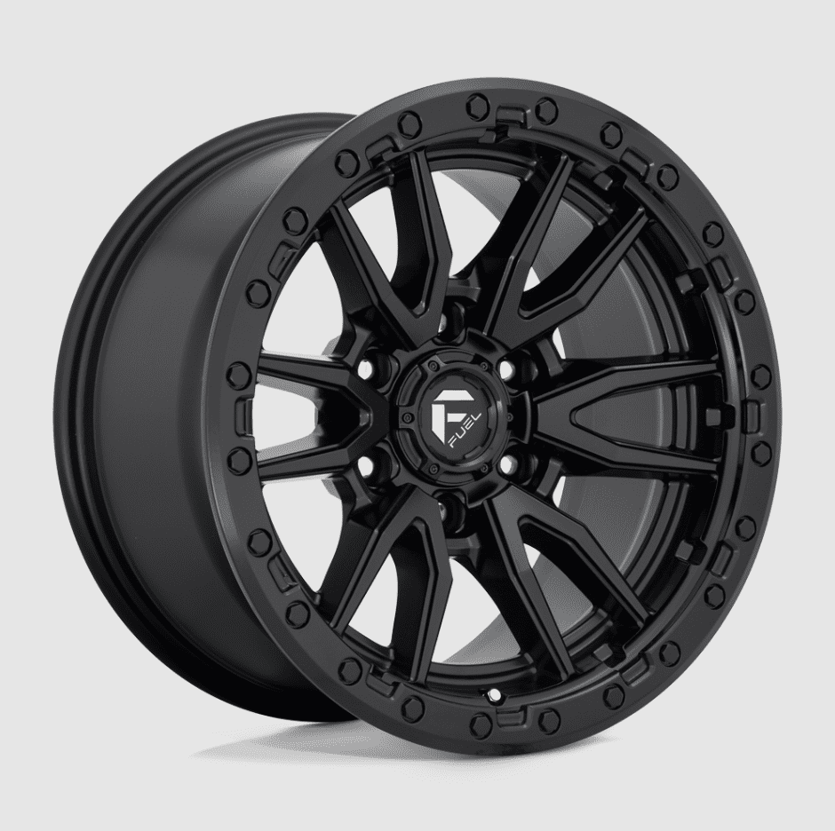 Fuel Rebel 20x9 Matte Black Wheels Rim 6x139.7