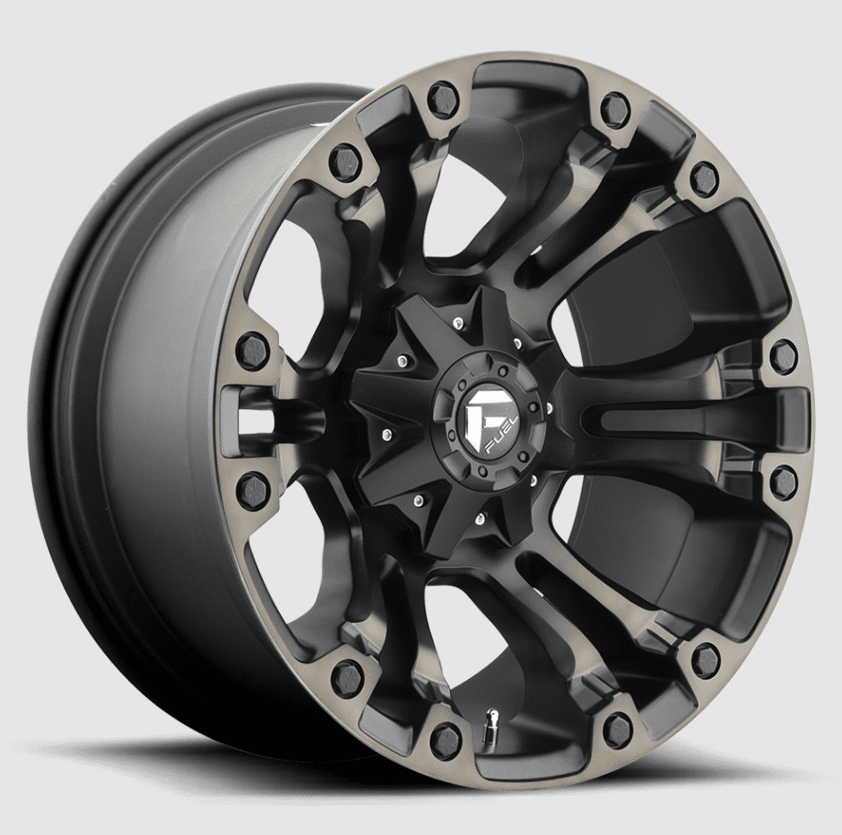 Fuel D851 Vapor 17x9 6x135 6x5.5 Matte Black Gray Tint Wheel 17" -12mm Rim
